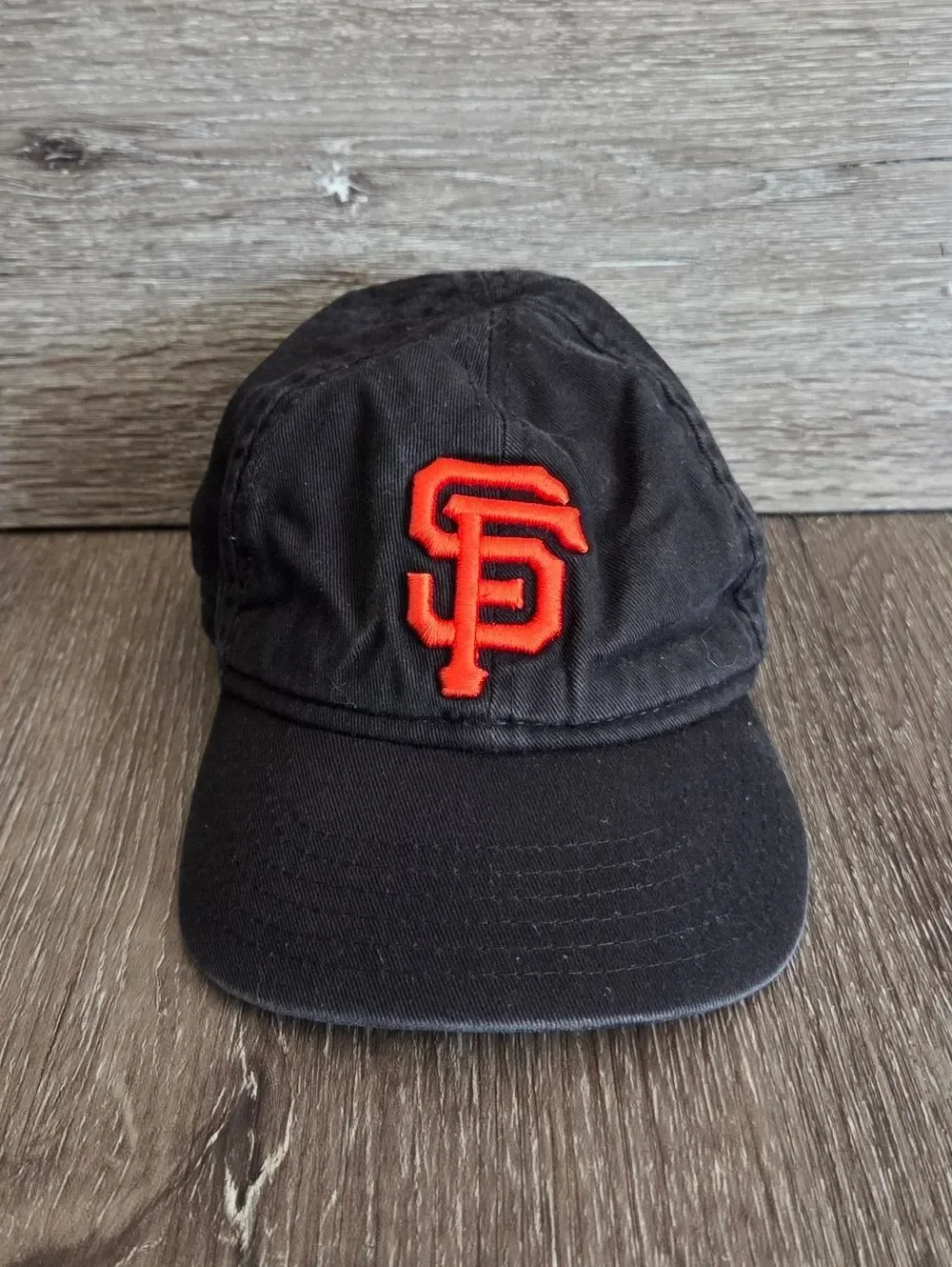 Infant Baby San Francisco Giants Black Baseball Cap with Orange Logo